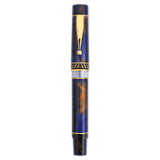 Gioia | Fountain Pen | Bellevista | Crepuscolo | Blue-Brown | Gold Trims Gioia