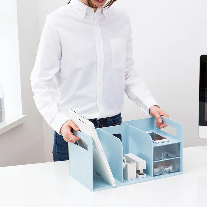 Lit Book Rack With Drawers (Choose Colour)