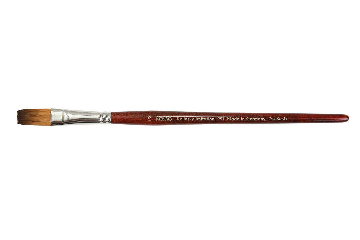Brustro Kolinsky Imitation One Stroke Brush 1/2 Inch