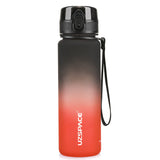 Uzspace Gradient Tritan Water Bottle BPA Free Leakproof Gym Bottle