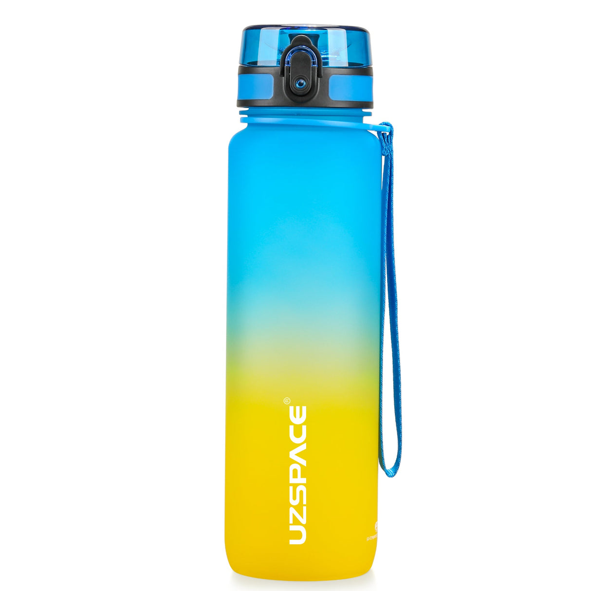 Uzspace Gradient Tritan Water Bottle BPA Free Leakproof Gym Bottle