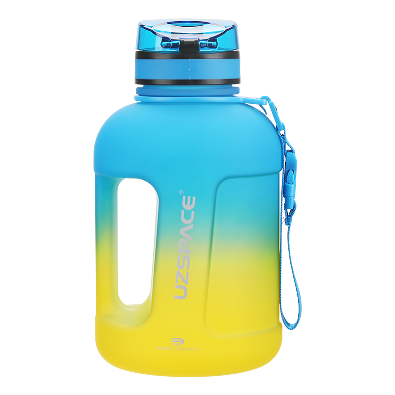 Uzspace Gradient Tritan Water Bottle BPA Free Leakproof Gym Bottle