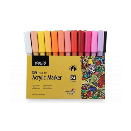 Brustro Acrylic (DIY) Fine Tip Marker (0.8mm Japanese NiB) Brustro