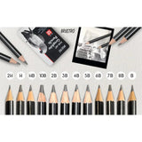 Brustro Artist Graphite Pencil Set Of 12 Brustro