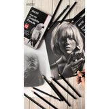 Brustro Artist Graphite Pencil Set Of 12 Brustro