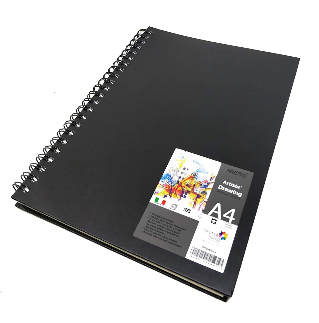 Brustro Artists Drawing Book WireO Bound Portrait 160gsm Brustro