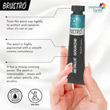 Brustro Artists Metallic Gouache Set Of 18 (12ml Tubes) Brustro