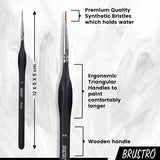 Brustro Artists Miniature Brush Set Of 12 Brustro