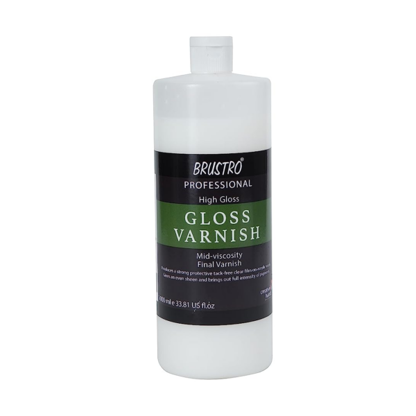 Brustro High Gloss Varnish 1000ml for Acrylic & Artwork