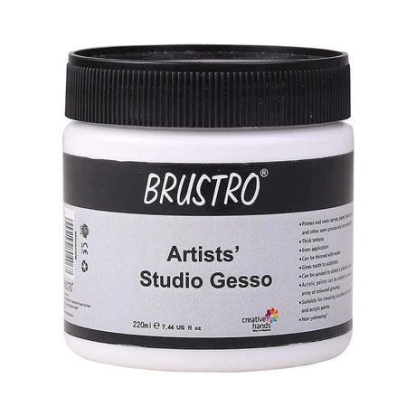 Brustro Artists Studio Gesso White 220ml Brustro