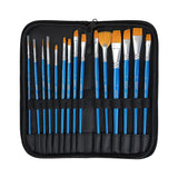 Brustro Artists Taklon Hair Brush Set Of 15 Brustro