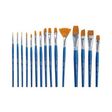 Brustro Artists Taklon Hair Brush Set Of 15 Brustro