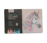 Brustro Artists' Coloured Pencils Pastel Tone Set of 36 (in Elegant tin Box) Brustro