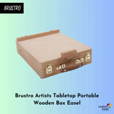 Brustro Artists' Tabletop Portable Wooden Box Easel Brustro