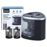Brustro Double Hole Battery Operated Pencil Sharpener Autofeed Doms