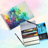 Brustro Professional Artists Watercolour Half pan Set Brustro