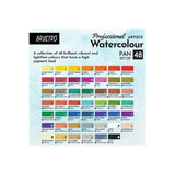 Brustro Professional Artists Watercolour Half pan Set Brustro