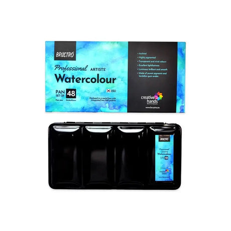 Brustro Professional Artists Watercolour Half pan Set Brustro