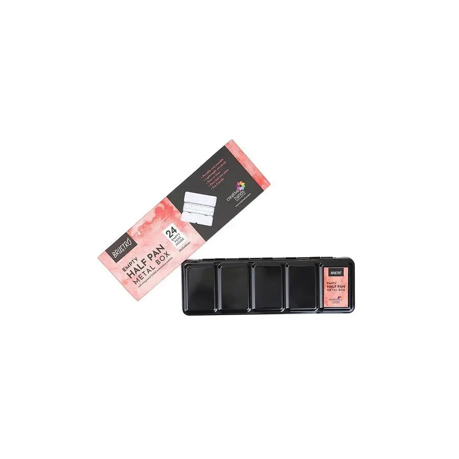 Brustro Watercolour Empty Metal Box Set Brustro