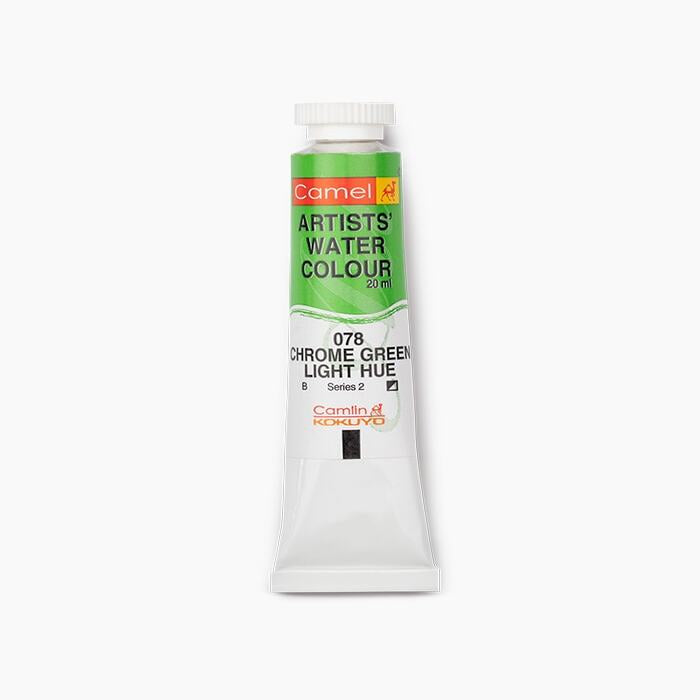 Camel Artists Water Color 20ml Chrome Green Light Hue Shade