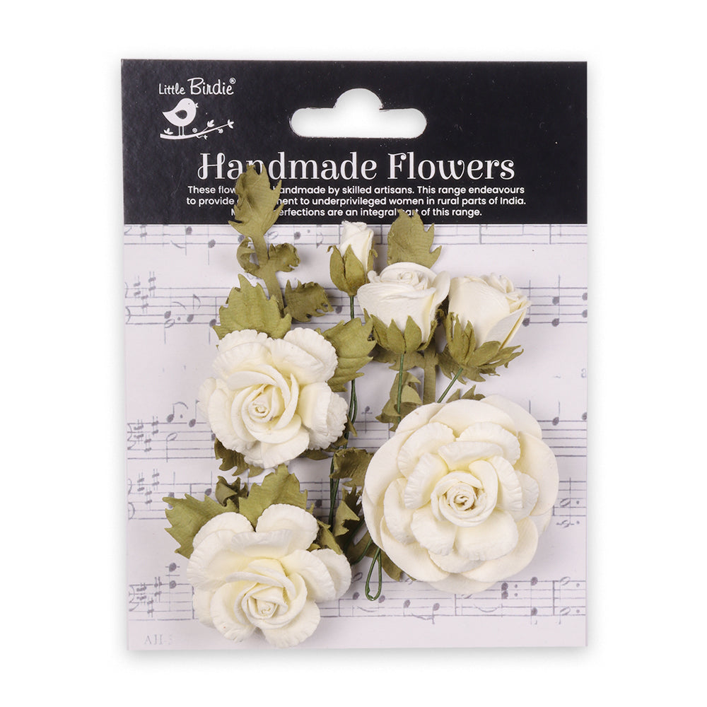 Itsy Bitsy Handmade Flowers Ivory Pearl Vida