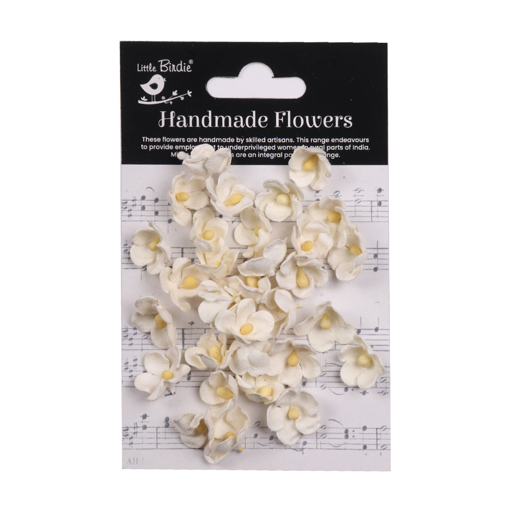 Itsy Bitsy Handmade Flowers Ivory Pearl Paula