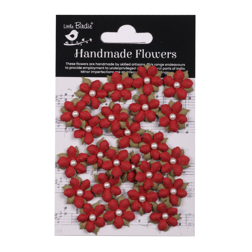 Itsy Bitsy Handmade Flowers Cardinal Red Elira