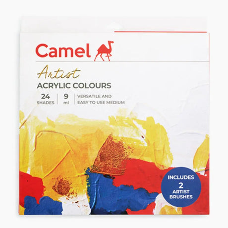 Camel Artist Acrylic Colour Set 24 x 9ml Camel