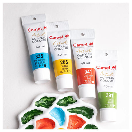 Camel Artists Acrylic Colour Tubes (Loose Colours) 40ml Camel