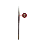 Camel Camlin Synthetic Gold Round and Flat Brush Series 66 & Series 67 - Open Stock Camel