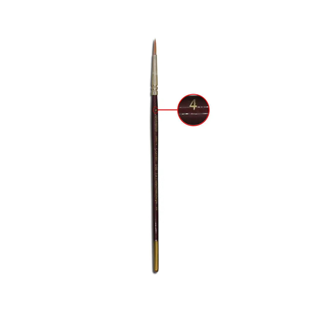 Camel Camlin Synthetic Gold Round and Flat Brush Series 66 & Series 67 - Open Stock Camel