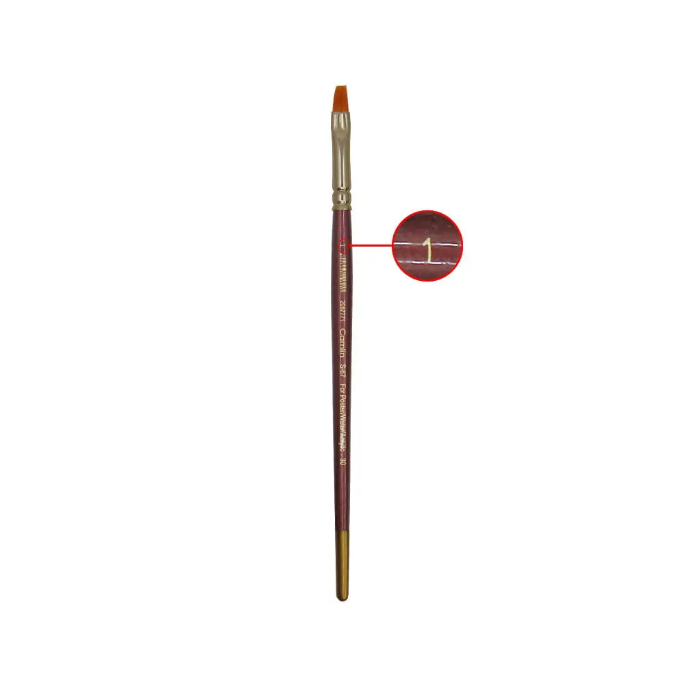 Camel Camlin Synthetic Gold Round and Flat Brush Series 66 & Series 67 - Open Stock Camel