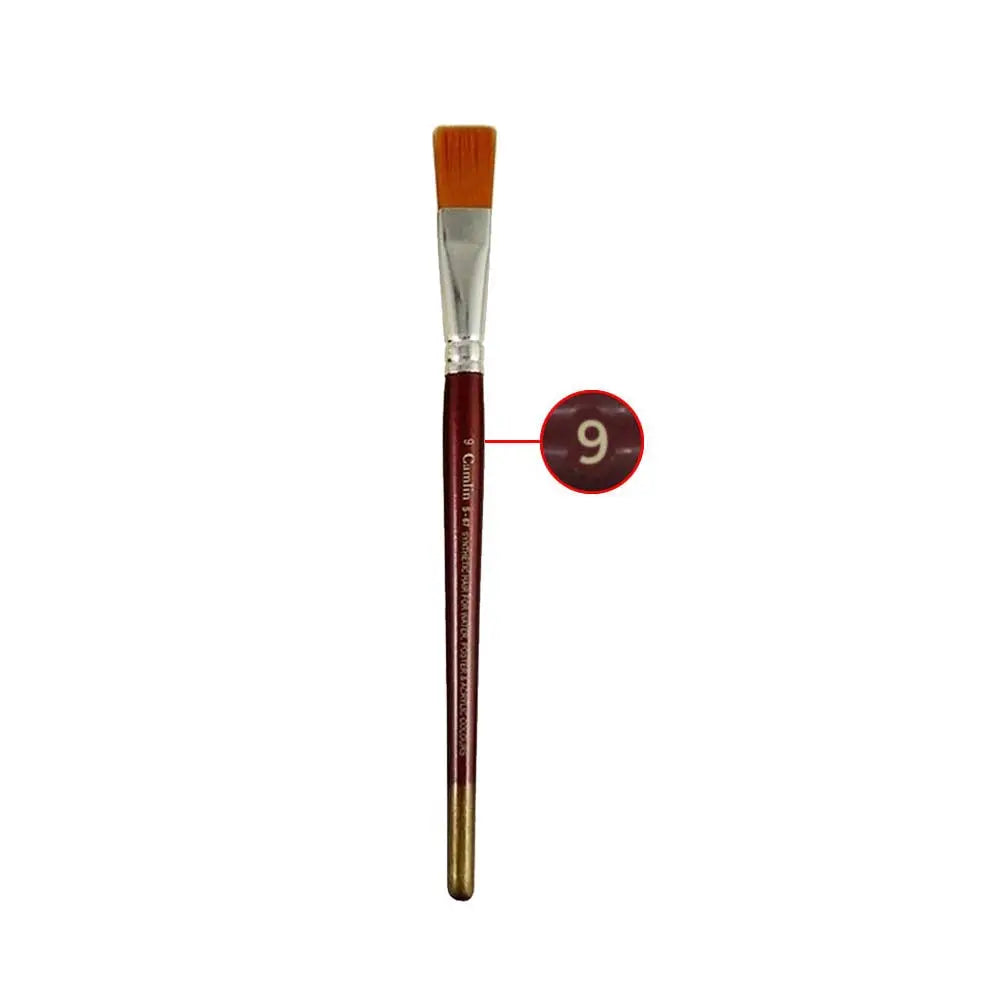 Camel Camlin Synthetic Gold Round and Flat Brush Series 66 & Series 67 - Open Stock Camel