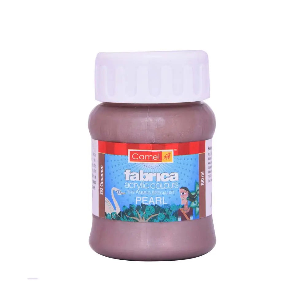 Camel Fabrica Acrylic Colours Pearl (Loose Colours) 100ml Camel