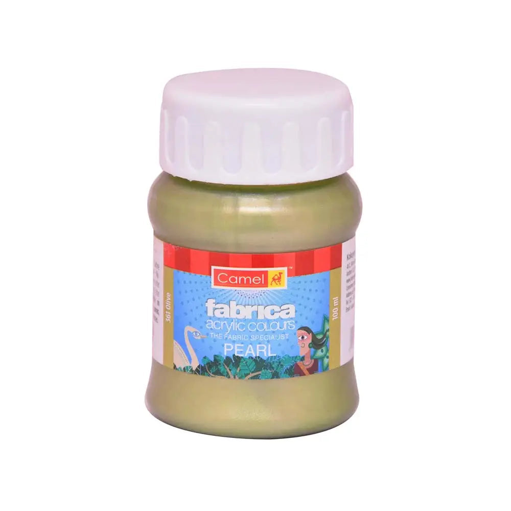 Camel Fabrica Acrylic Colours Pearl (Loose Colours) 100ml Camel