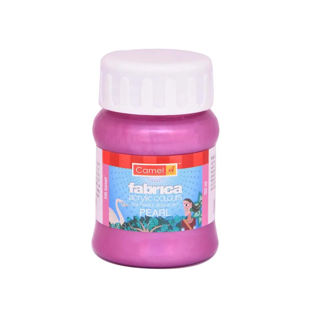 Camel Fabrica Acrylic Colours Pearl (Loose Colours) 100ml Camel