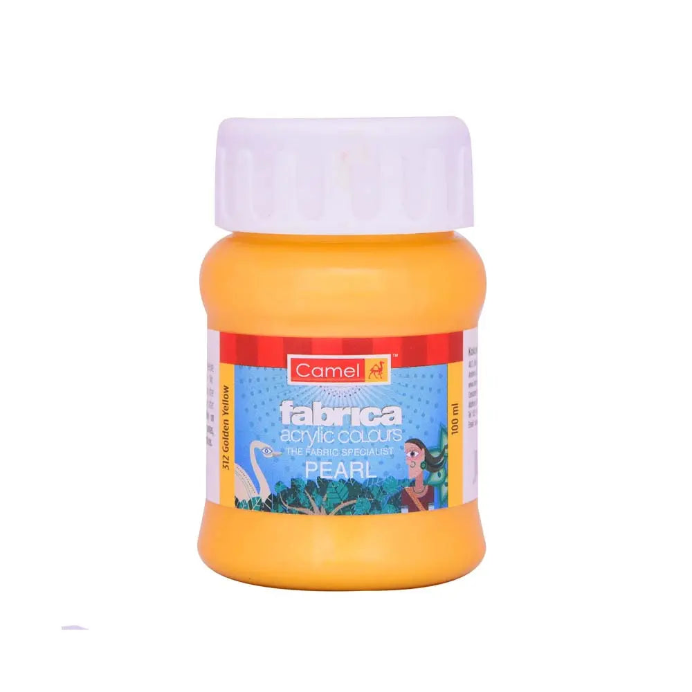 Camel Fabrica Acrylic Colours Pearl (Loose Colours) 100ml Camel
