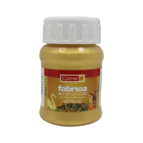 Camel Fabrica Metallic Acrylic Colours (Loose Colours) 100ml Camel