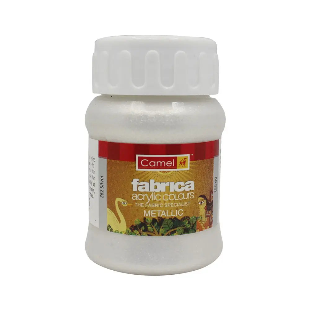 Camel Fabrica Metallic Acrylic Colours (Loose Colours) 100ml Camel