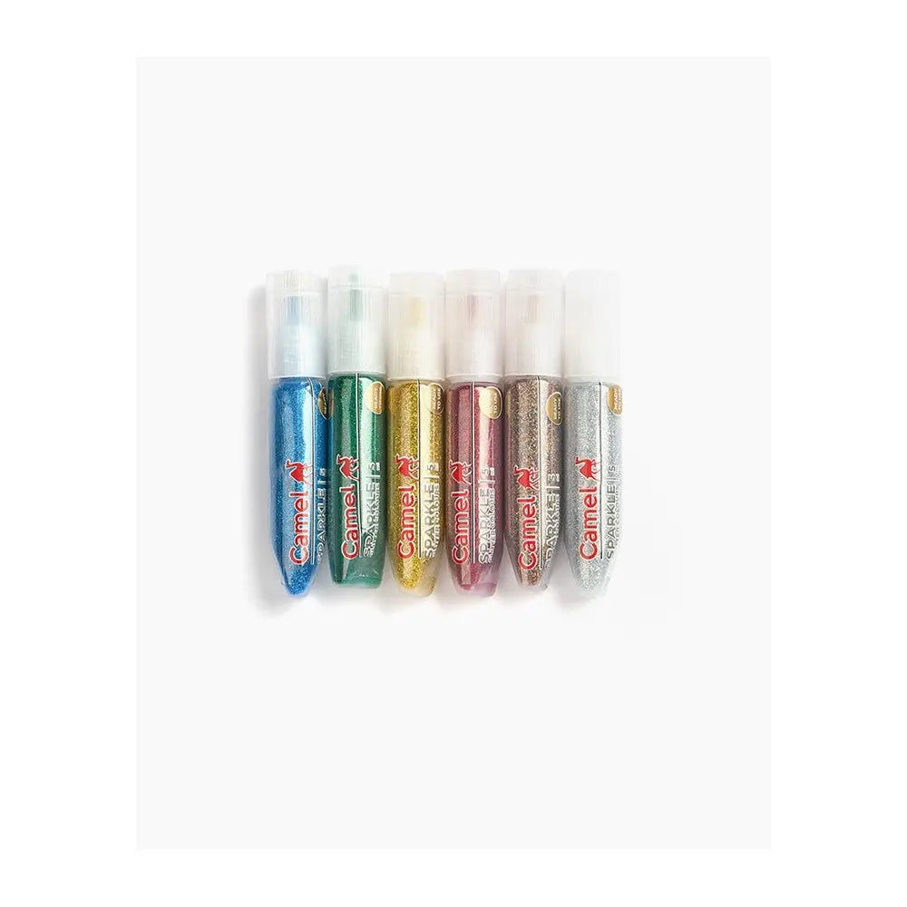 Camel Sparkle Glitter Colours Set of 6 Camel