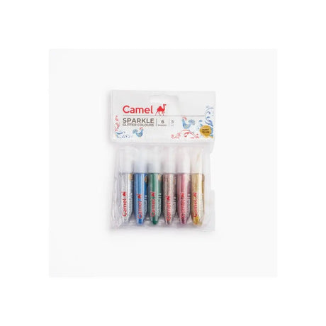 Camel Sparkle Glitter Colours Set of 6 Camel