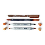 Copic Doodle Pack - Brown Copic