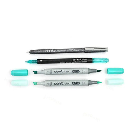 Copic Doodle Pack - Turquoise Copic