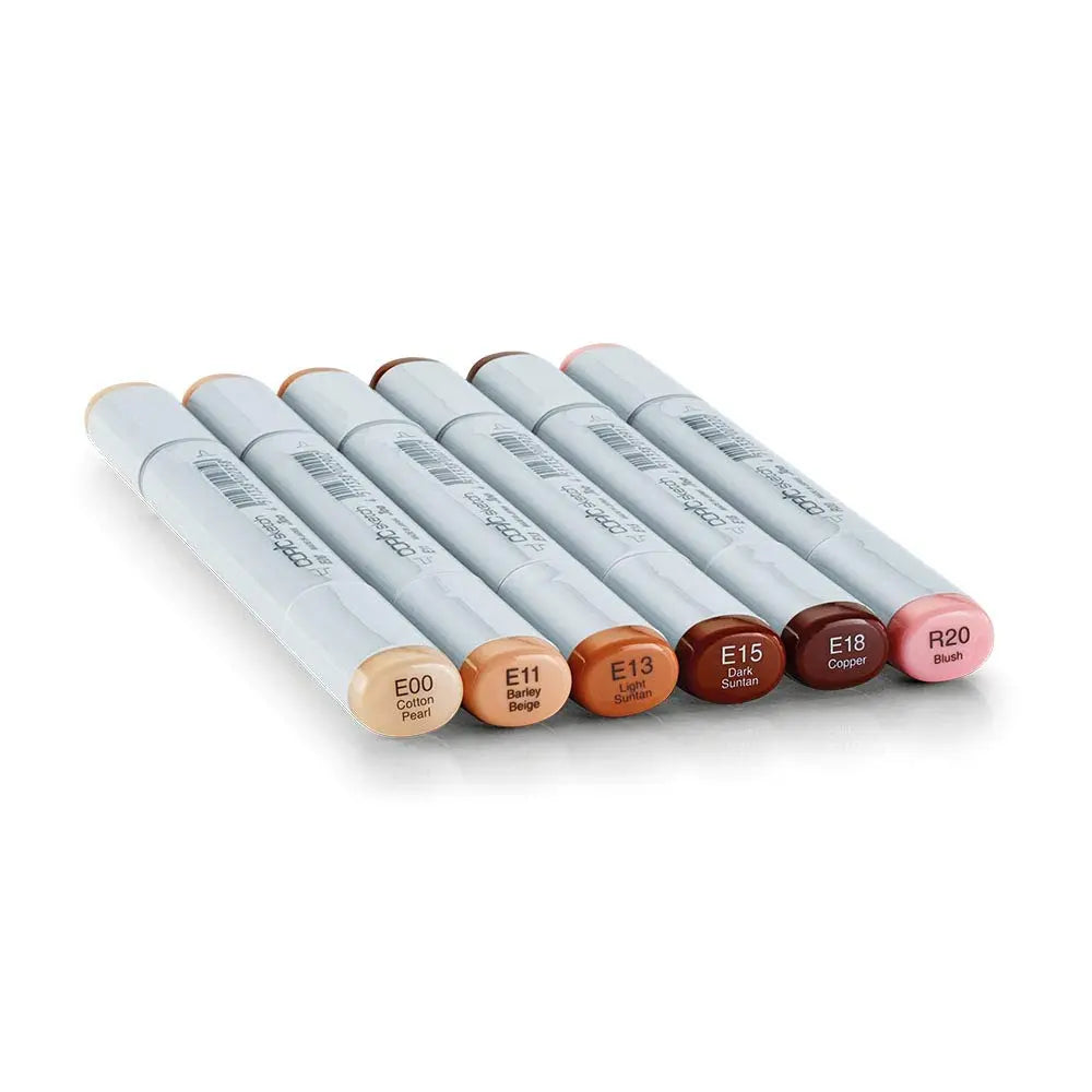 Copic Sketch 6 PCS Skin Tones Copic