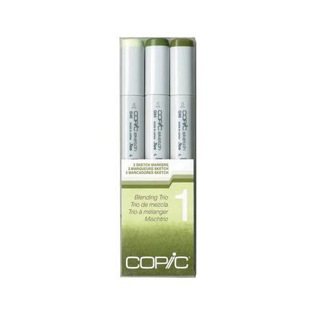 Copic Sketch Marker Blending Trio Green Set Copic