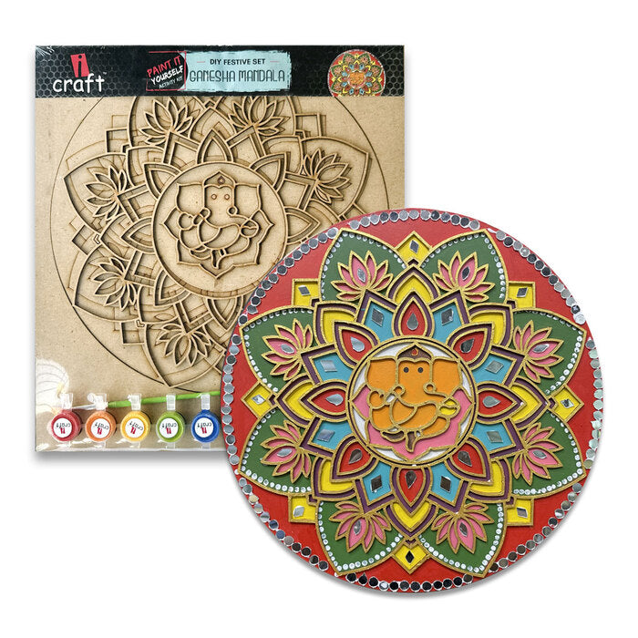 Icraft Diy Festive Kit Mandala Art