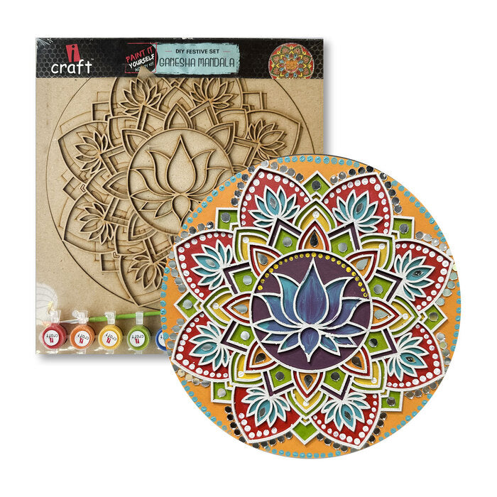 Icraft Diy Festive Kit Mandala Art
