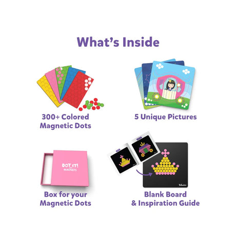 Dot It With Magnet : Unicorns And Princesses