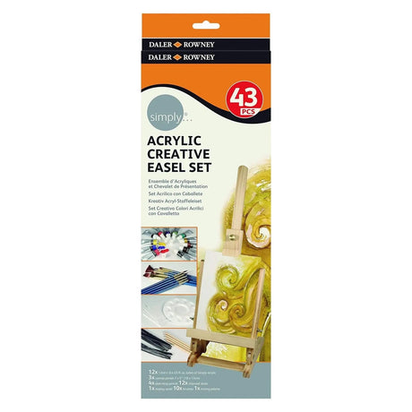 Daler Rowney Simply Acrylic Creative Easel Set Daler Rowney