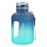 Uzspace Gradient Tritan Water Bottle BPA Free Leakproof Gym Bottle